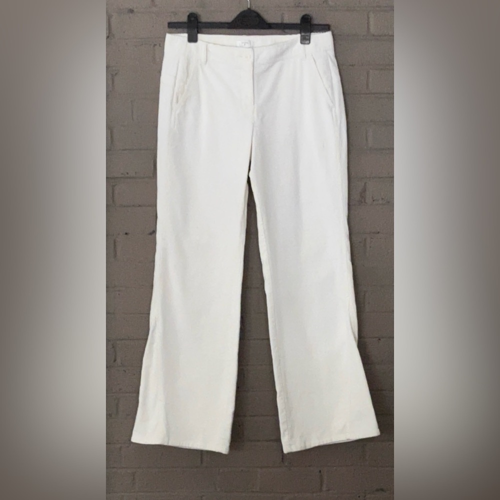 LOFT NWOT Cream flare leg Corduroys 10